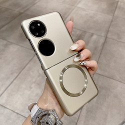 汇亿尚 适用华为P50 Pocket S折叠手机壳烤漆全包磁吸手机壳防摔磨砂壳