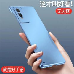 丹卡尔vivo Y76S 金属烤漆无边框手机壳超薄散热防指纹防摔耐磨