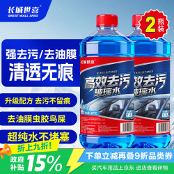 长城世喜 夏季汽车玻璃水清洁剂2L