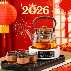 海于新款1500瓦大功率多功能家用煮茶电陶炉套装