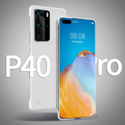 适用华为p40手机壳p40pro保护套p40pro+网红男女新款肤感无边框薄