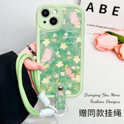 适用于苹果16华为OPPO小米VIVO高级感百搭潮流手机壳皮纹EA0086
