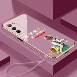 电镀笑一笑适用于OPPOA55手机壳硅胶软壳