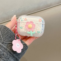 公鹤 ins立体小花适用苹果AirPods pro2保护套无线蓝牙耳机壳3/5代通用