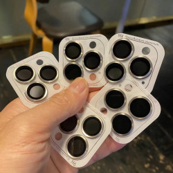 佳宝莉源 适用苹果15proMax 原机色镜头膜iPhone 14钛金灰金属鹰眼镜头贴13