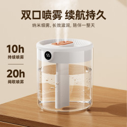 加湿器USB新款大容量桌面办公室家用小型卧室空气补水喷雾静音