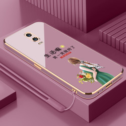 电镀笑一笑适用于oppor17手机壳硅胶软壳