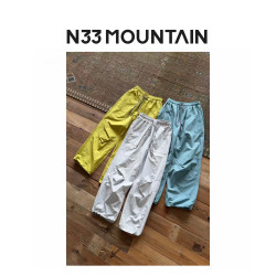 N33 MOUNTAIN 简约多色彩色抽绳结构速干裤N602