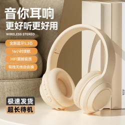 棕巢一品 头戴式耳机无线蓝牙降噪超长续航运动游戏手机电脑通用电竞立体声