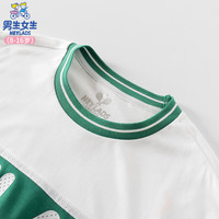 男生女生 女大童短袖T恤NJTCJ24535B 白色 140 cm