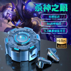 奥特木 游戏高端蓝牙耳机无线入耳式降噪零延迟王者吃鸡听声辨位超长续航