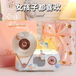复古蓝牙音箱迷你小音响无线高音质生日礼物送女生女友闺蜜女孩子