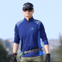 户外运动休闲速干衣男长袖T恤大码透气排汗上衣徒步登山服快春秋