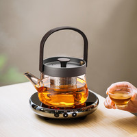 烧水电陶炉煮茶器迷你静音电茶炉耐热玻璃茶水分离泡茶壶