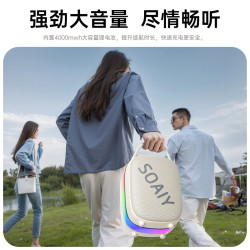 索爱 SSk02爆款音响低音炮多功能大功率无线蓝牙音响