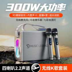 蓝牙音响高音质大功率300w超重低音家用户外直播音响