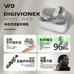 VIONEX全新形态半开放式蓝牙耳机音巢声学架构全新佩戴方案