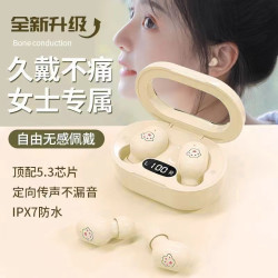 新款无线蓝牙耳机双耳运动入耳式可爱超长续航降噪重低音男女通用