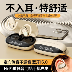 圣兰顿 柏林之声2026新款反向充电超长续航蓝牙耳机挂耳式