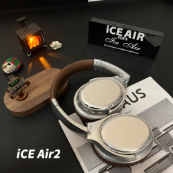 冰韵 iCE Air2复古耳机头戴式无线蓝牙降噪耳机可折叠小巧带耳麦女