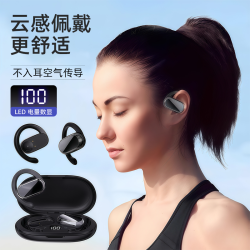 2026新款真无线蓝牙耳机挂耳式无损音质低延迟超长续航