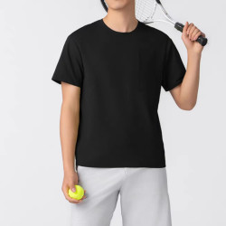 维特 夏季男款舒适户外圆领快干T恤宽松时尚休闲百搭纯色短袖/89093