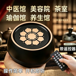 家用可定时颂钵播放机高档复古茶室瑜伽馆古筝古琴氛围感高清音响