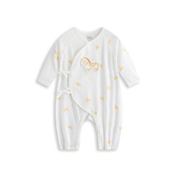 麦拉贝拉 新生婴儿纯棉衣服春秋季哈衣马年宝宝连体衣