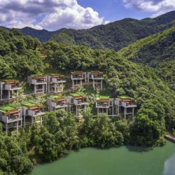 宁波宁海安岚 栖山居叠墅大床房「晨汲山露」1晚