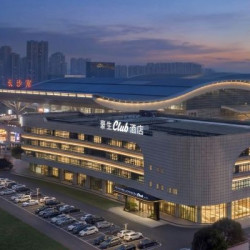 长沙豪生HOWARD JOHNSON Club酒店(长沙南站国际会展中心店) 家庭1+1双床房2晚(连住)