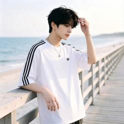 adidas 三叶草 三叶草男女同款26夏季新款宽松运动T恤半袖休闲棉质短袖上衣