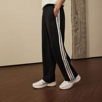 adidas 三条纹舒适简约运动裤2026夏季新款男针织长裤直筒裤健身裤