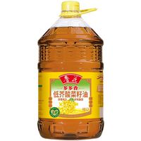 百亿补贴：鲁花 低芥酸菜籽油6.2L 食用油家用菜籽油大桶装家庭装正品官方
