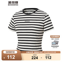 波司登 夏季纯棉运动T恤女士潮流休闲凉感舒适修身户外出游短袖