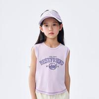巴拉巴拉 儿童背心女童T恤夏装款中大童童装无袖时尚运动甜酷风宽松舒适