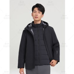 霞湖世家 两万+防水90绒子羽绒服情侣款315