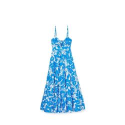 Kate Spade 夏日狂欢购品牌自营DRESS中长款吊带镂空印花连衣裙碎花裙