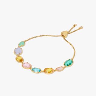 Kate Spade 七夕节礼物品牌自营High Shine时尚轻奢仿宝石手链