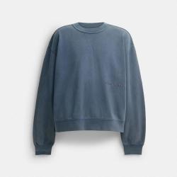 COACH 男款成衣染色圆领卫衣