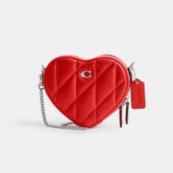 COACH 条纹绗缝HEART 14号斜挎包CE766