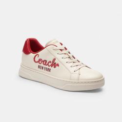 COACH 女款HIGH LINE圆头系带低帮运动鞋板鞋