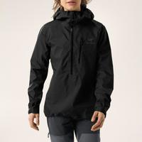 ARC'TERYX Alpha 刺绣Logo纯色软壳 跑步轻薄连帽透气防风 女款