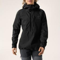 ARC'TERYX Alpha 刺绣Logo纯色软壳 跑步轻薄连帽透气防风 女款