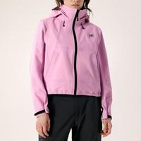 ARC'TERYX NAYA CROPPED刺绣品牌硬壳连帽拉链徒步远足夹克女款