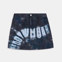 COACH 扎染印花棉质PAINTER半身裙