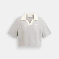 COACH 短款针织POLO衫