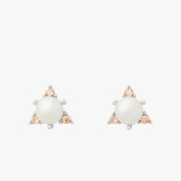 Kate Spade 七夕节礼物品牌自营YOU'RE A GEM点钻仿珍珠造型耳钉