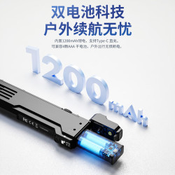 WUBEN X5 三光源 UV激光 EDC手电筒 灰色