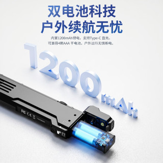 WUBEN X5 三光源 UV激光 EDC手电筒 灰色