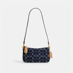 COACH 经典标志丹宁布PENN单肩包CR688